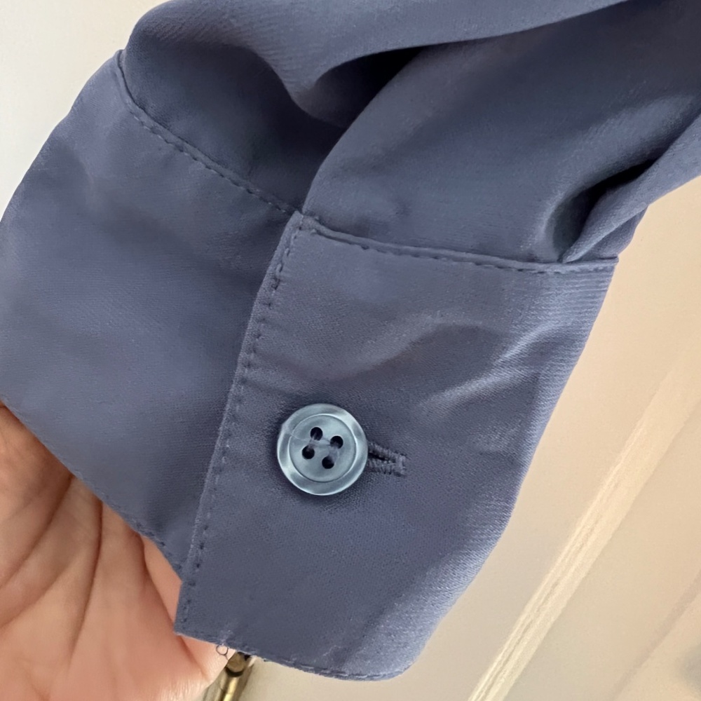 Elementz Gorgeous Cornflower Blue Blouse - 1X - Picture 6 of 11